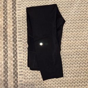 NWOT Lululemon Black Fast and Free 23” Leggings $65